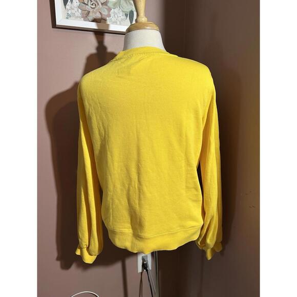 Walt Disney World Mickey Mouse Sweatshirt Womens Size Small Yellow - Picture 3 of 9